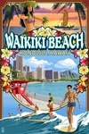 Waikiki Beach, Oahu, Hawaii - Scenes - Lantern Press Artwork