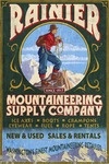Mount Rainier, Washington - Mountaineering Supply Company - Lantern Press Artwork