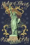 Statue of Liberty National Monument - New York City, NY - Blue