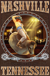 Nashville, Tennessee - Cowgirl & Mechanical Bull