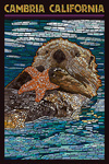 Cambria, California - Sea Otter - Mosaic