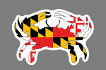 Maryland - Crab Flag (white background)