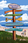 Salisbury Beach, Massachusetts - Destination Signpost
