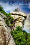 Chimney Rock State Park, North Carolina - Chimney Rock Close Up - Lantern Press Photography