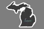 Michigan - Home State - Charcoal & Blue