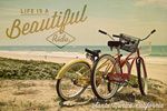 Santa Monica, California - Beach Cruiser - Senitment - Lantern Press Photography