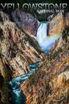 Yellowstone National Park - Artist Point - Rubber Stamp - Lantern Press Photography