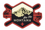 Big Sky, Montana - Est. 1973 - Ski Patrol - Contour