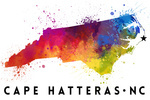 Cape Hatteras, North Carolina - State Abstract Watercolor
