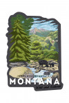 Montana - Bear Family & Creek - Contour