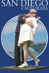 San Diego, California - Sailor Sculpture at USS Midway - Lantern Press Artwork