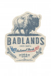Badlands National Park, South Dakota - Buffalo - Contour