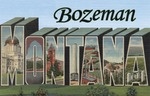 Bozeman, Montana - Large Letter Scenes