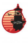 Cape Hatteras Lighthouse, North Carolina - Silhouette - Contour