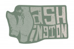 Washington - State Organic Lettering - Contour (Green)