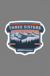 Three Sisters, Oregon - Pacific Northwest Volcanoes - Contour