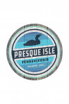 Presque Isle, Pennsylvania - Rustic Loon - Contour - Lantern Press Artwork