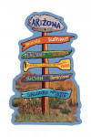 Arizona - Destination Signpost - Contour - Lantern Press Artwork