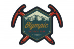 Olympic National Park, Washington - Mountains with Ice Picks - Contour - Lantern Press Artwork