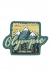 Olympic National Park, Washington - Mountains & Trees - Contour - Lantern Press Artwork