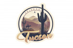 Tucson, Arizona - Lithograph - Contour - Lantern Press Artwork