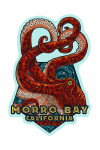 Morro Bay, California - Mosaic Octopus - Contour