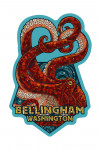 Bellingham, Washington - Mosaic Octopus - Contour - Lantern Press Artwork