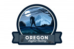 Oregon - Bigfoot Country - Contour - Lantern Press Artwork
