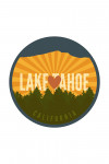 Lake Tahoe - Heart & Mountains - Contour