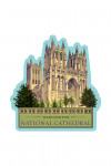 Washington, DC - National Cathedral - Contour - Lantern Press Artwork