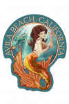 Avila Beach, California - Mermaid - Contour - Lantern Press Artwork
