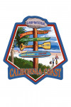Carpinteria, California - California Coast - Destination Signpost - Contour - Lantern Press Artwork