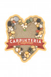 Carpinteria, California - Stone Heart on Sand - Contour - Lantern Press Photography
