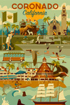 Coronado, California - Geometric