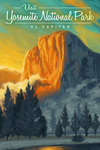 Yosemite National Park, California - Visit El Capitan - Oil Painting - Lantern Press Artwork