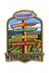 Solvang, California - Destination Signpost - Contour