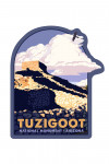 Tuzigoot National Monument, Arizona - The Citadel - Contour - Lantern Press Artwork