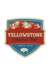 Yellowstone National Park - Contour - Lantern Press Artwork