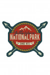 Yellowstone National Park - Seal & Arrows - Contour - Lantern Press Artwork