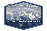 Olympic National Park, Washington - John Muir Mountains Quote - Contour - Lantern Press Photography