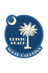Edisto Beach, South Carolina - State Flag - Letterpress - Contour - Lantern Press Artwork