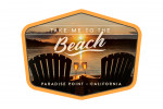 Paradise Point, California - Take Me To The Beach - Sunset View - Contour - Lantern Press Photography
