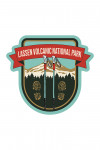 Lassen Volcanic National Park, California - Hiking Poles & Shoe Prints - Contour