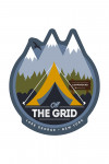 Lake George, New York - Off the Grid - Tent - Contour - Lantern Press Artwork