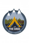 Bend, Oregon - Off the Grid - Tent - Vector - Contour - Lantern Press Artwork