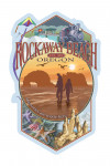 Rockaway Beach, Oregon - Montage - Contour - Lantern Press Artwork