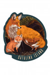 Catalina Island, California - Fox & Kit - Letterpress - Contour - Lantern Press Artwork