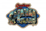 Catalina Island, California - Greetings - Contour - Vintage Postcard