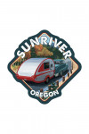 Sunriver, Oregon - Retro Camper Cruise - Contour - Lantern Press Artwork