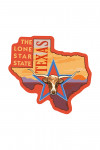 Texas - Lone Star State - Longhorn Bull - Contour